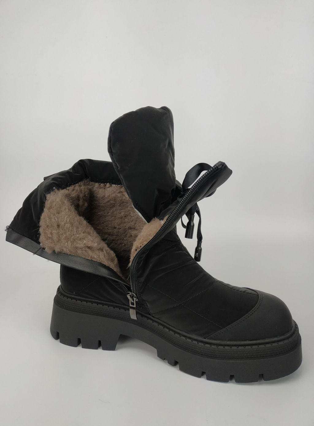 Ботинки-дутики утепленные мехом, в составе ШЕРСТЬ - Pirochi фото 2