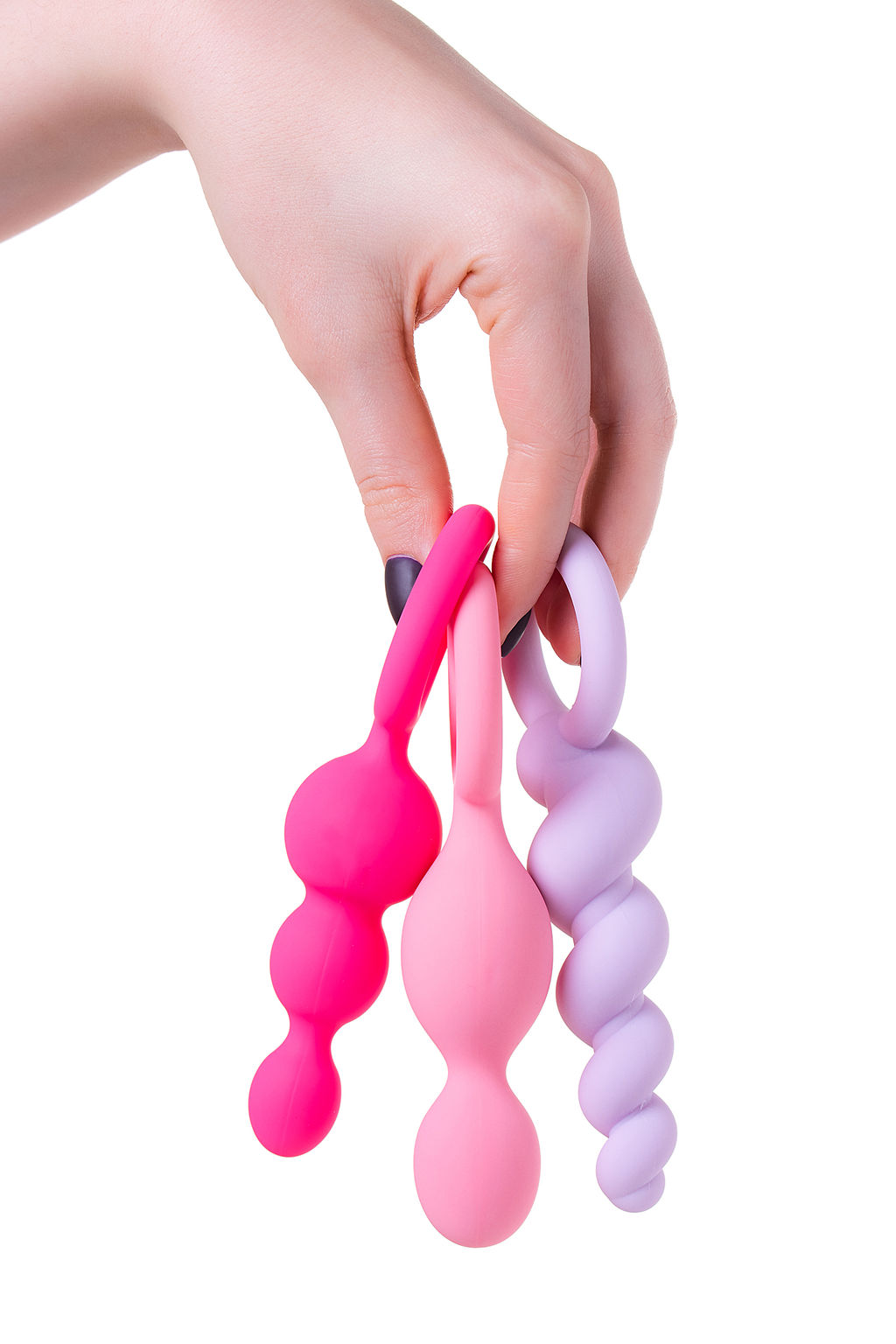 Набор анальных плагов Satisfyer, силикон, ассорти, 13,5 см.  фото 8