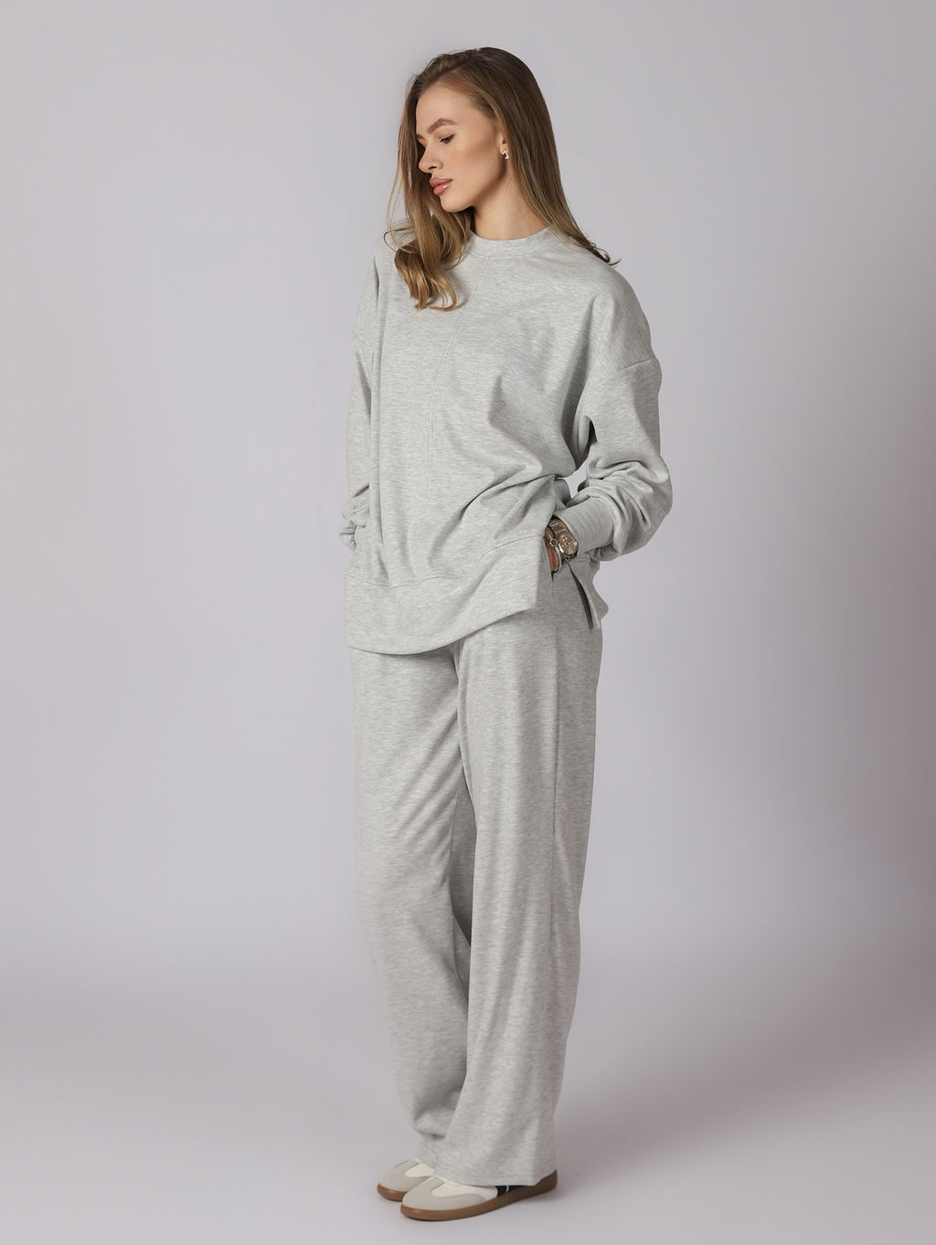 Женский Женский костюм СК030 Серый от Спортсоло
