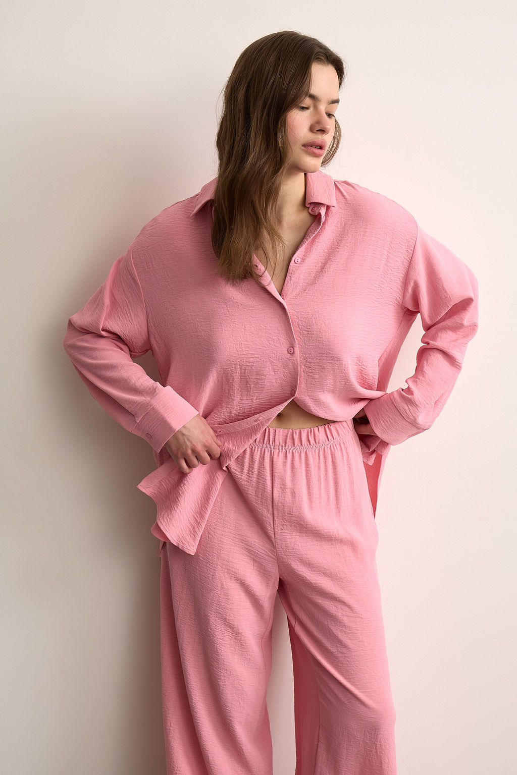 Брюки из жатого хлопка - Mollis фото 4