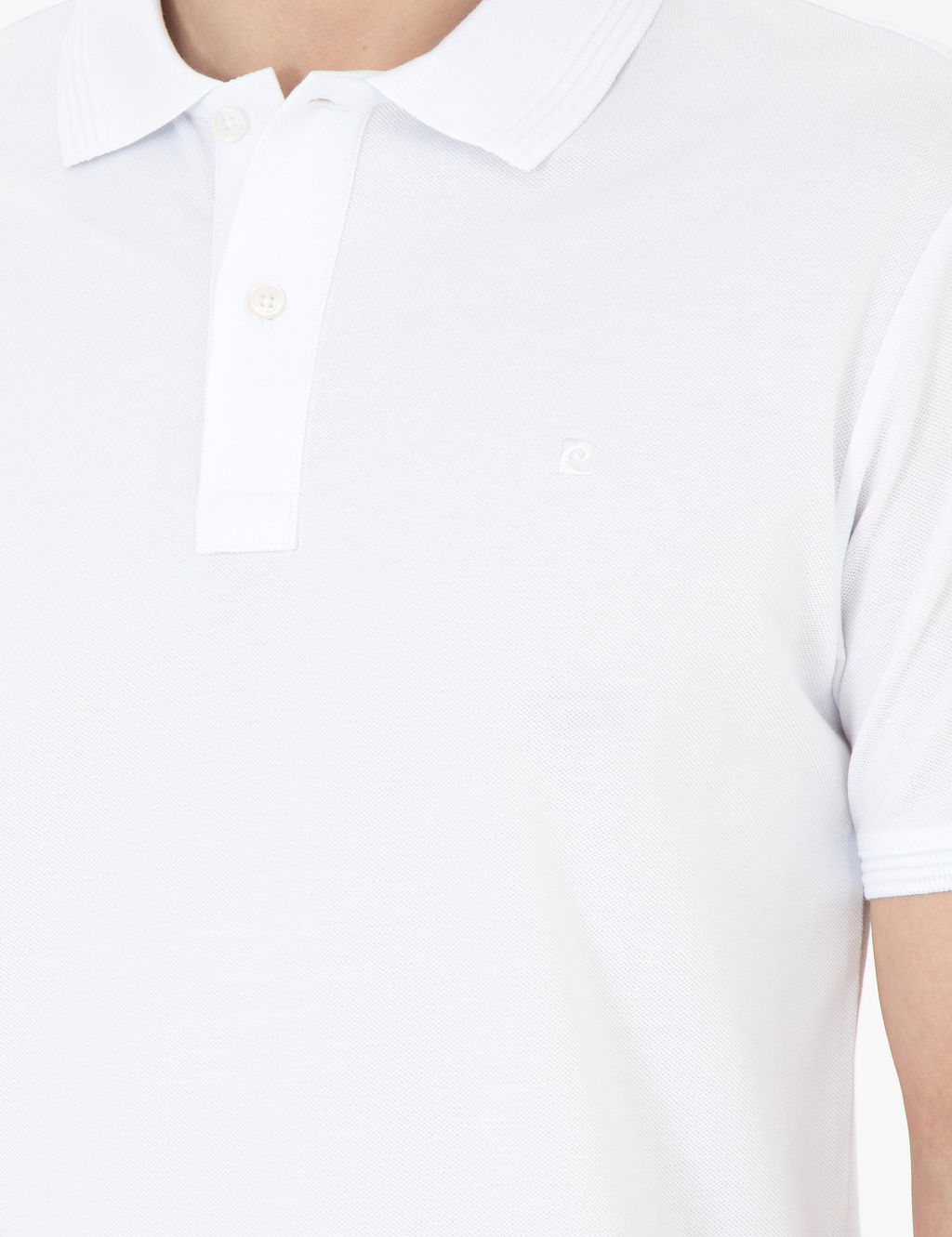 Beyaz Slim Fit Basic Ti__rt - Pierre cardin фото 14