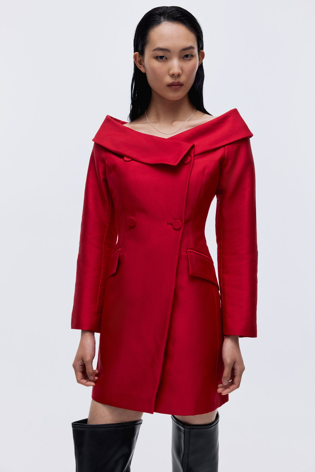Vestido blazer de doble botonadura - H&m фото 3