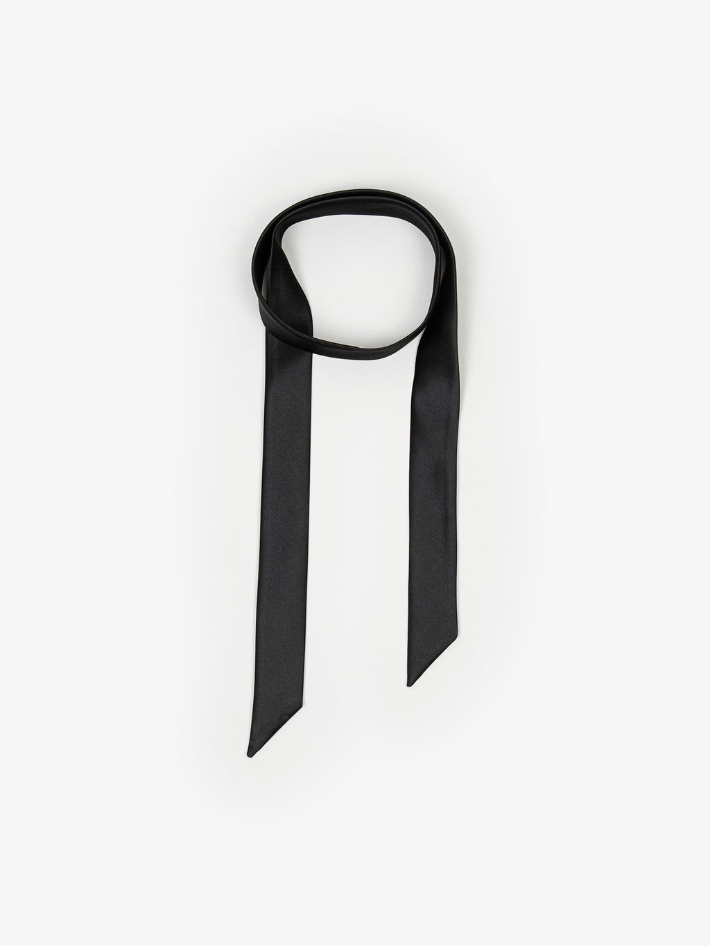 Галстук лента Черный 7+ - Bungly фото 3