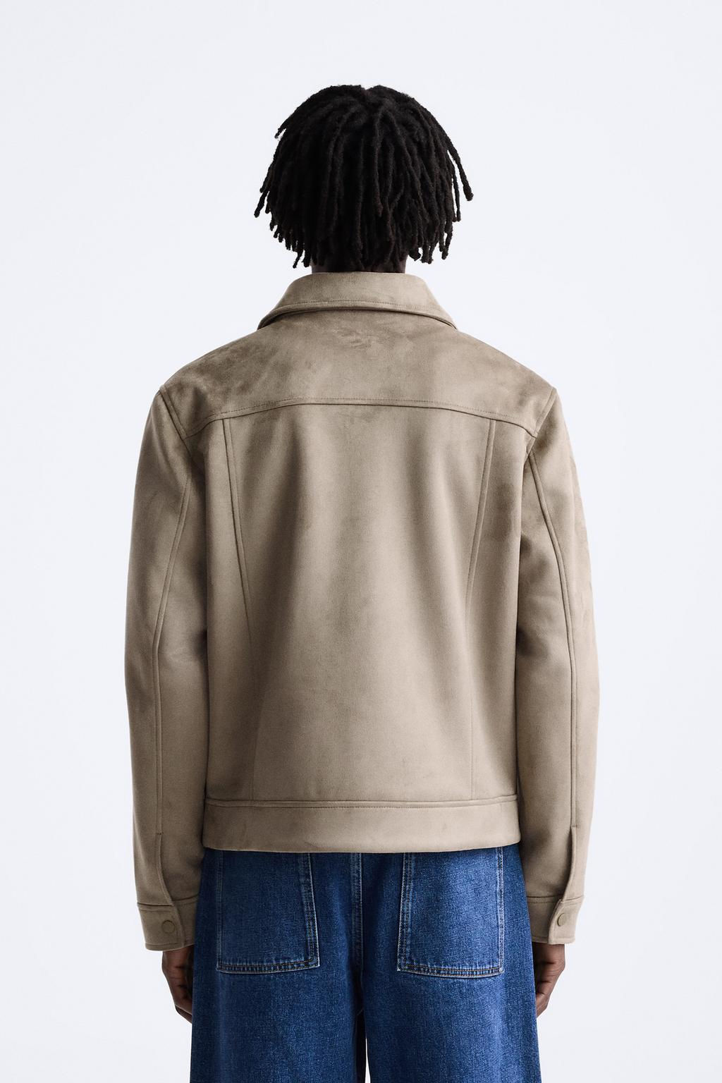 FAUX SUEDE JACKET - Zara фото 4