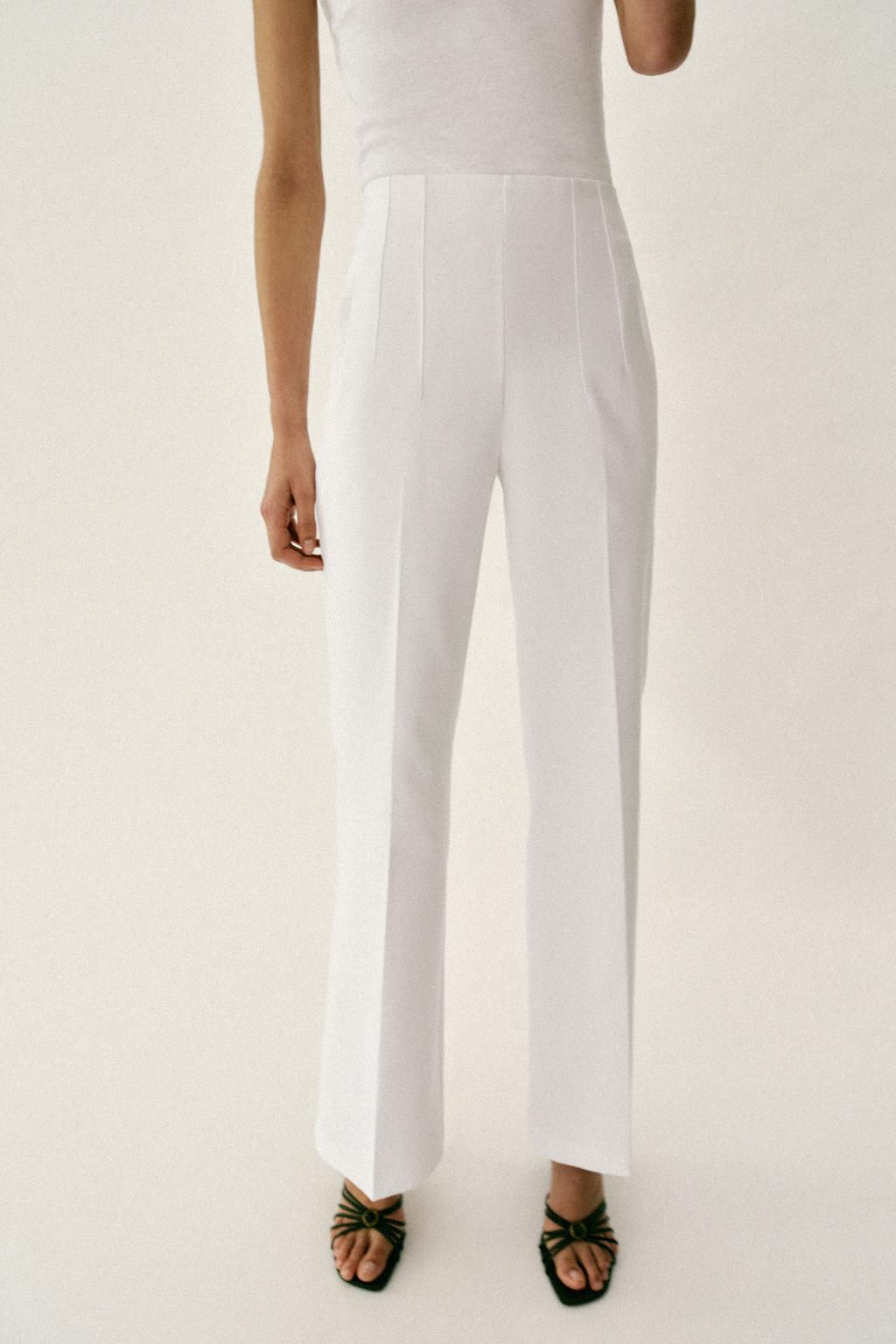 HIGH-WAIST TROUSERS WITH BACK ZIP - Zara фото 23