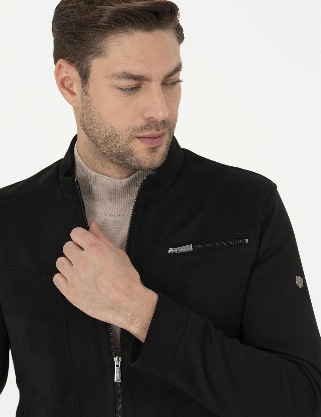 Siyah Deri Ceket - Pierre cardin фото 2