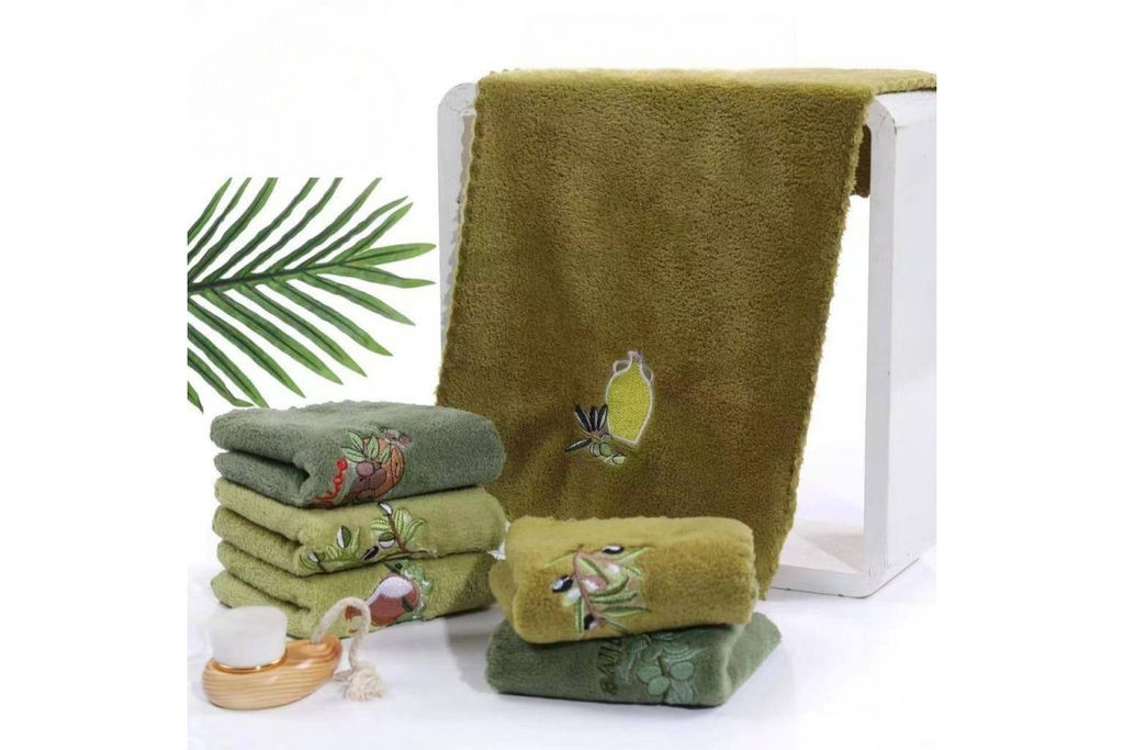 Набор полотенец микрофибра Плантация В-А610 в сумочке МР+МР+МР - Наталья-текстиль фото 2