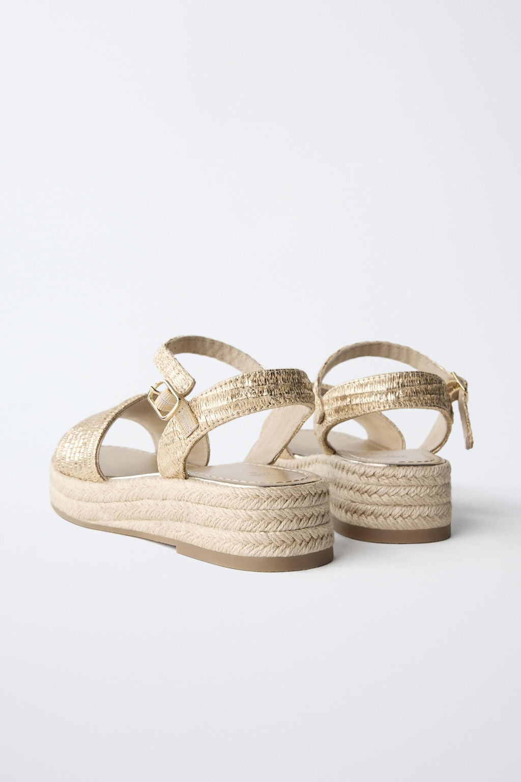 SANDALIA YUTE / Oro - Zara фото 5