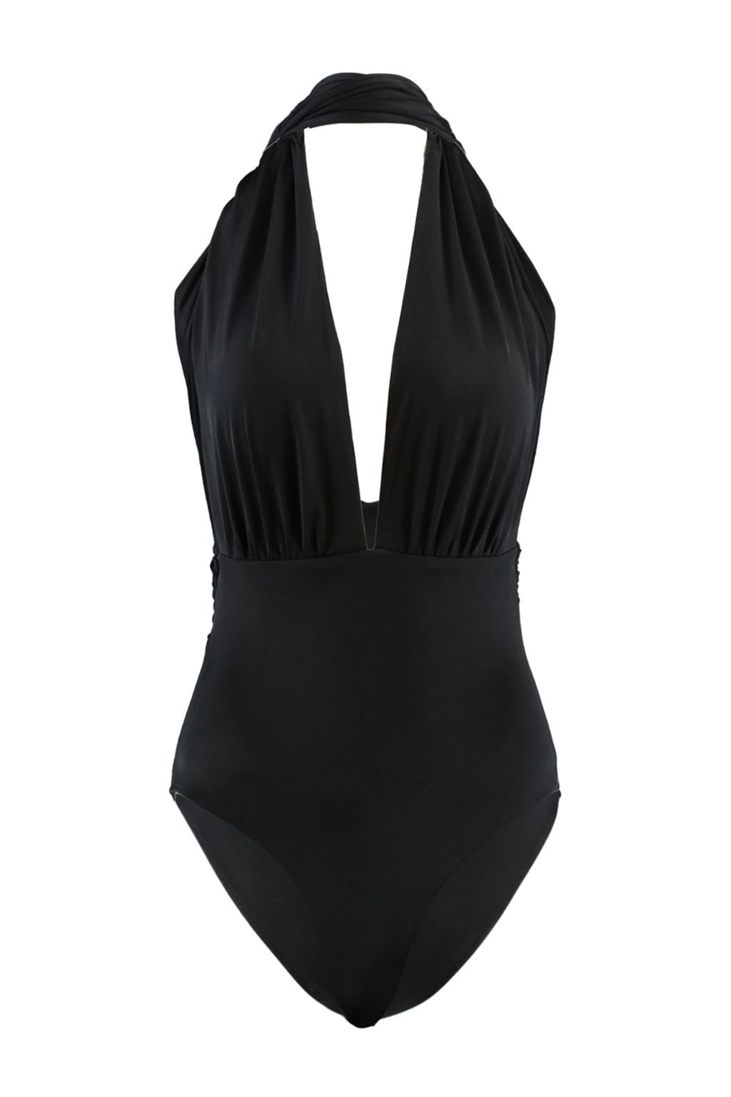 TRENDYOLMILLA K?rm?z? Derin Dekolteli Drapeli Hipster Mayo TBESS21MA0041 фото 15