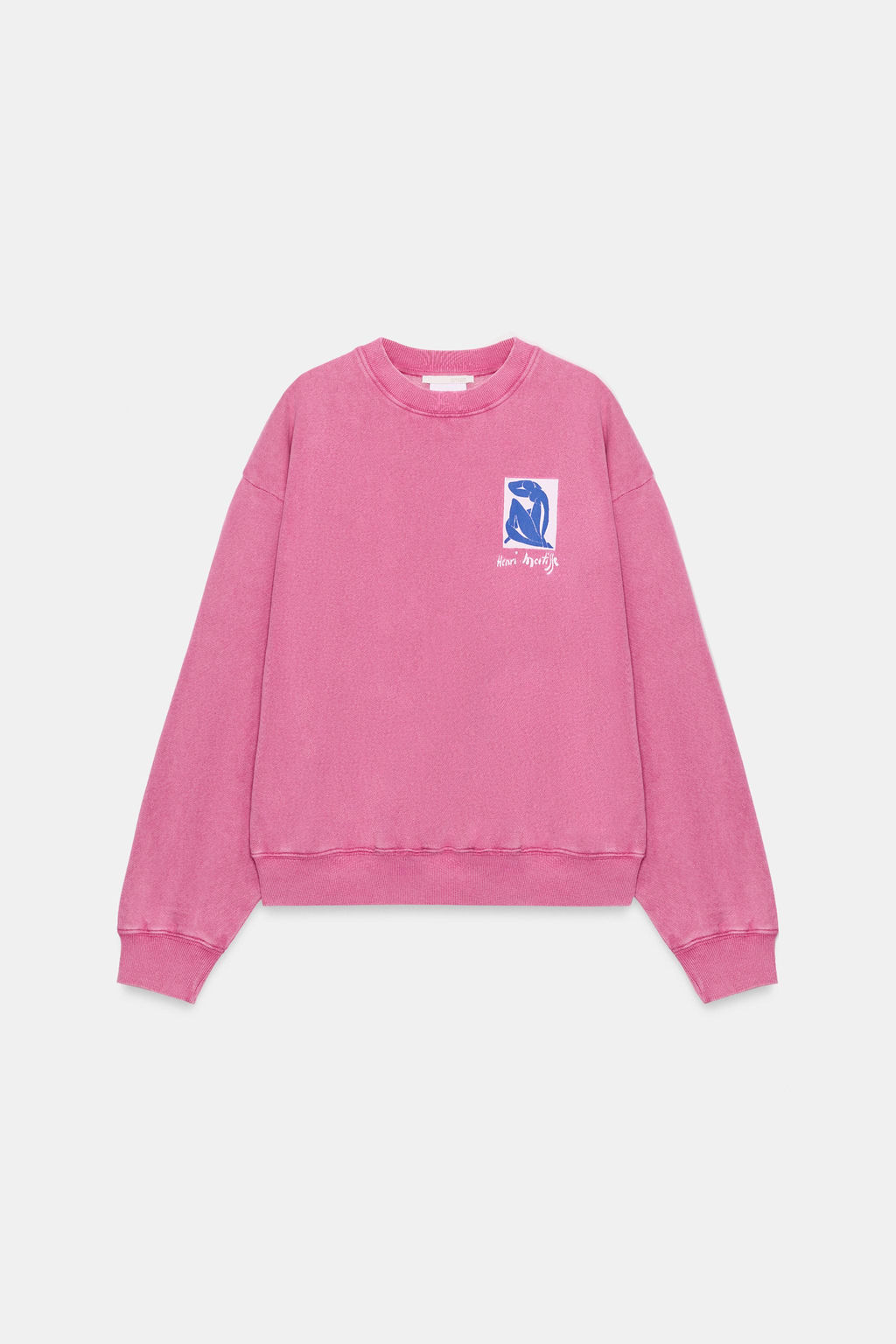 SUDADERA LAVADA HENRI MATISSE / Rosa - Zara фото 4