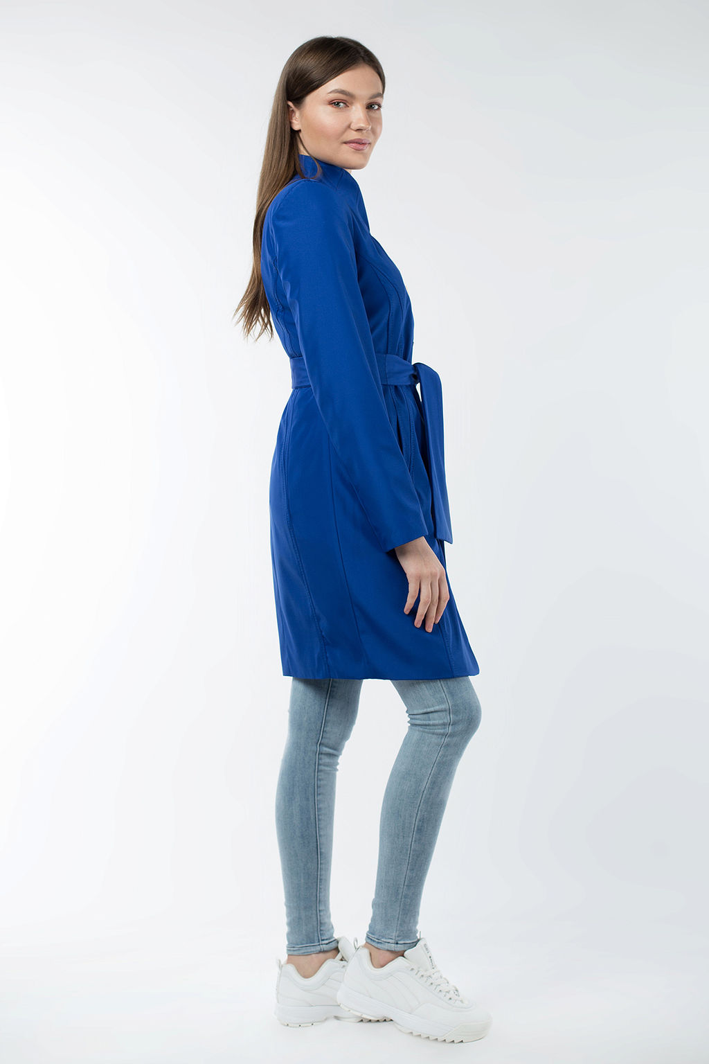 03-2027 Плащ женский (пояс) - El podio фото 4