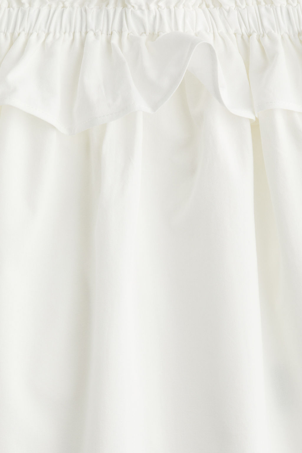 Blusa off-the-shoulder con escote de volante - H&m фото 7