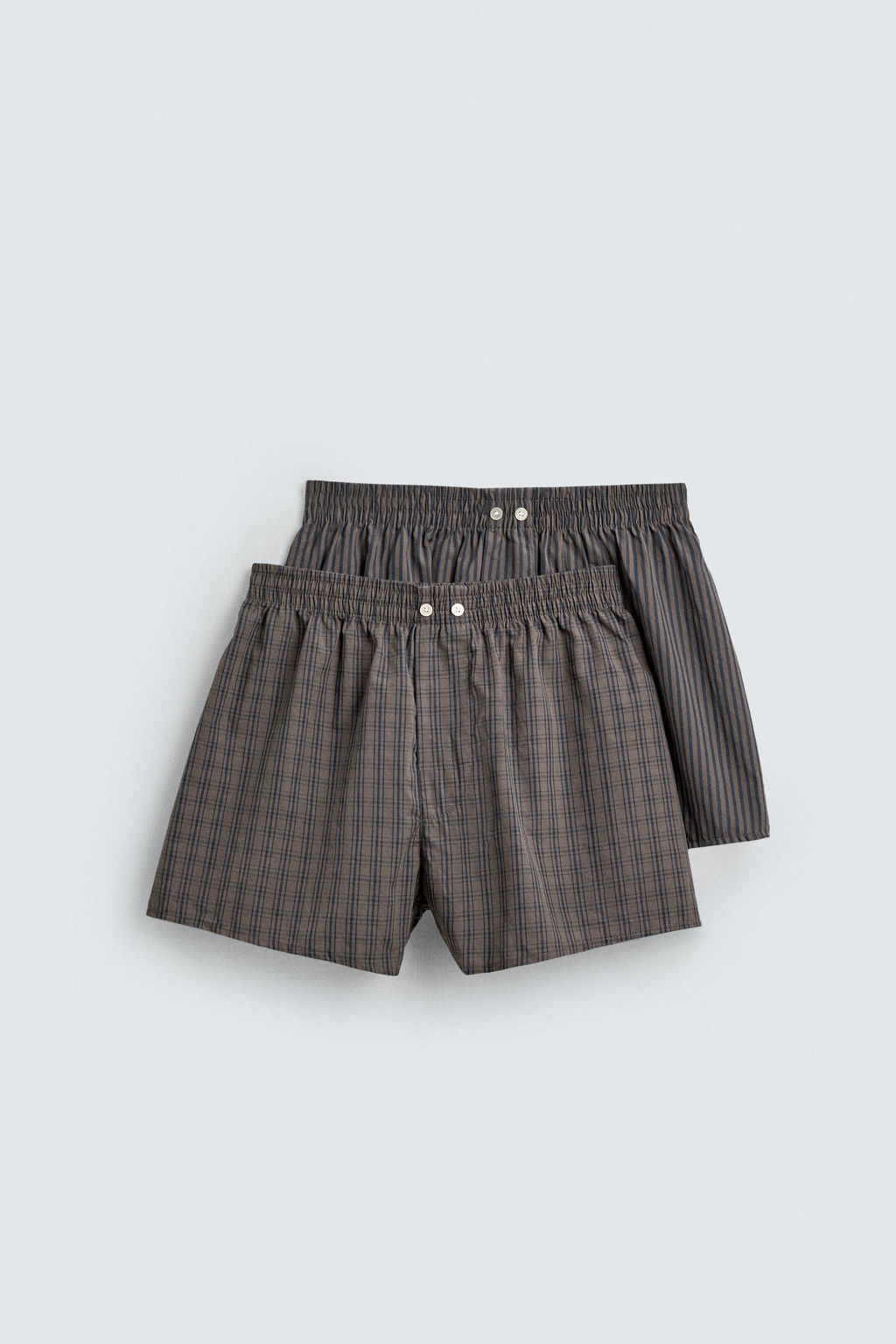2-PACK OF COMBINED POPLIN BOXERS