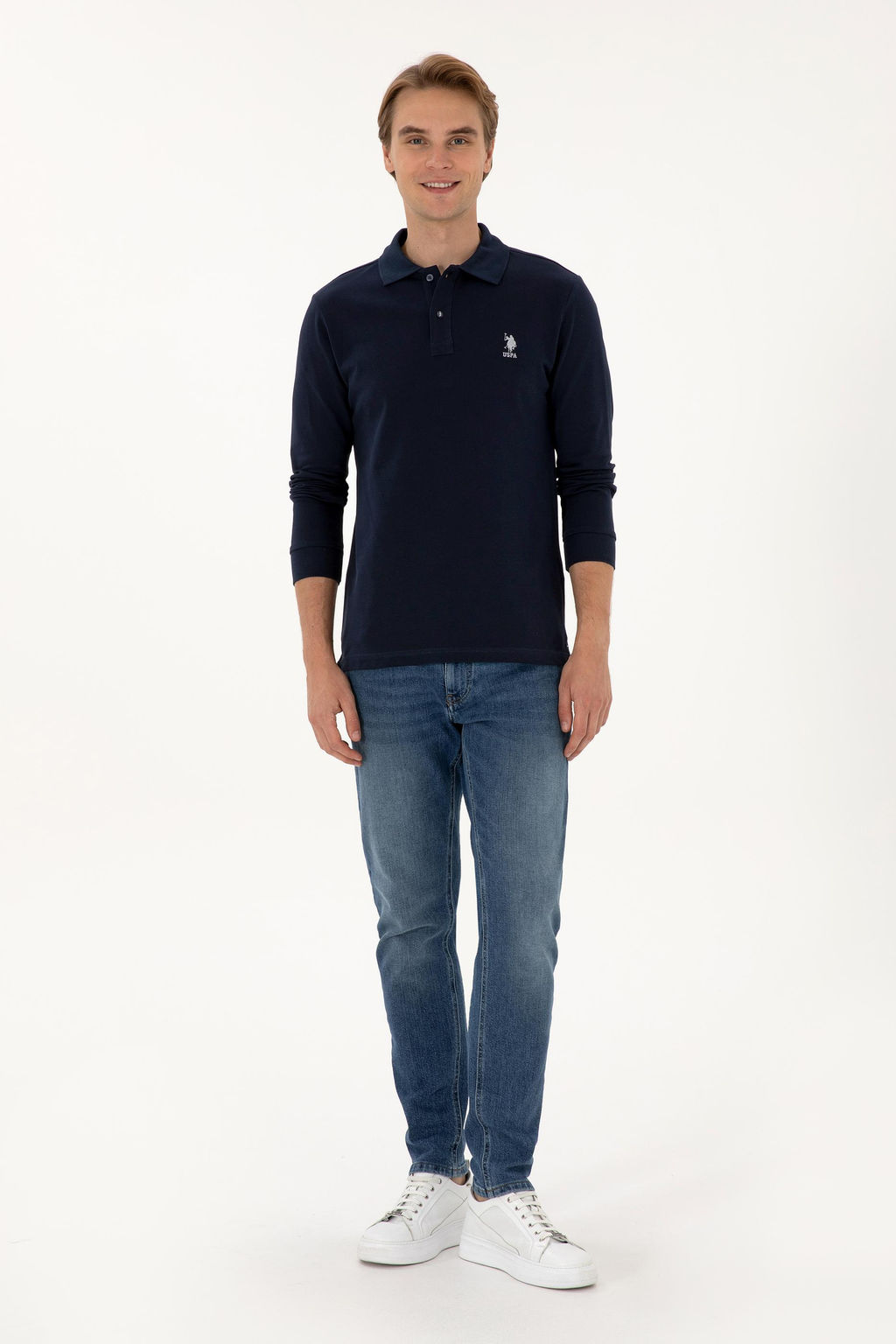 Erkek Lacivert Basic Sweatshirt Sepette S_rpriz _ndirim - U.s. polo assn фото 11