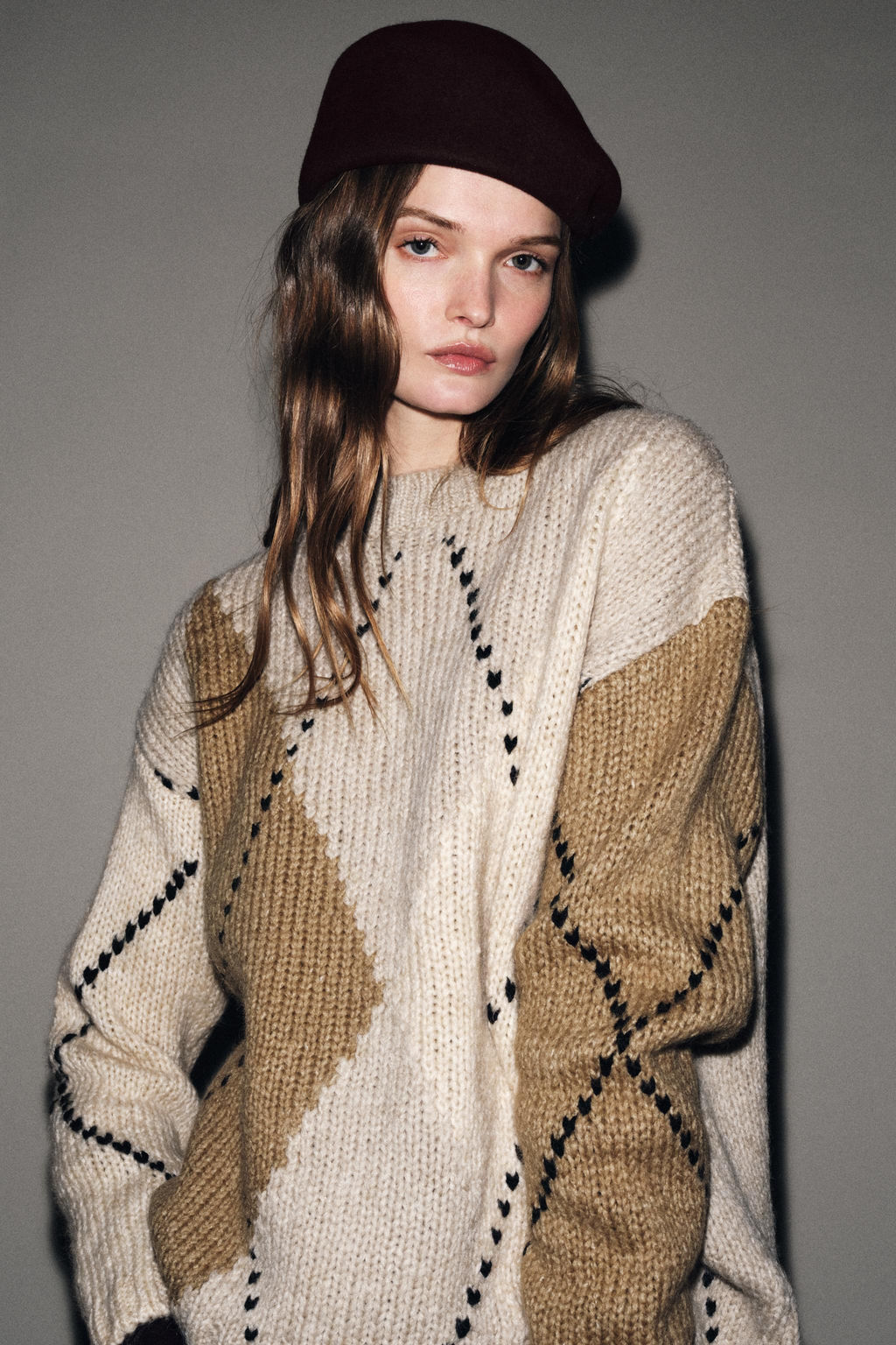 100% WOOL SKULLCAP - Zara фото 2