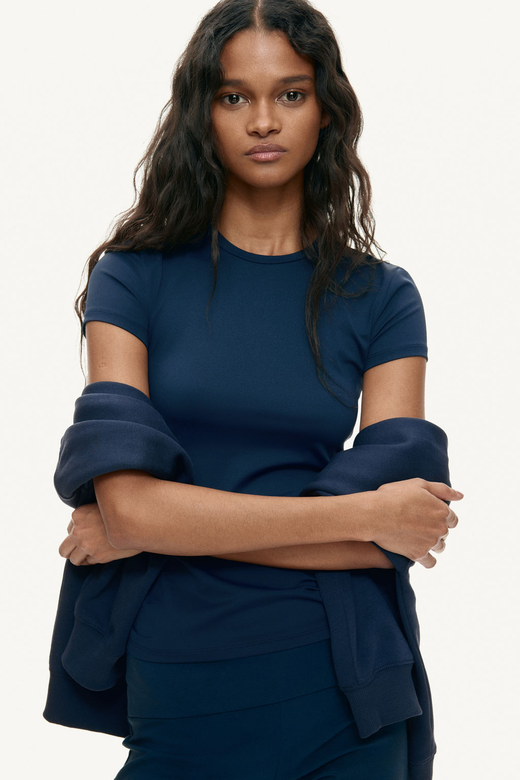 Camiseta entallada de microfibra - H&m фото 9
