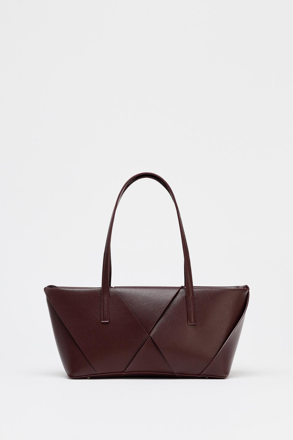WOVEN ELONGATED HANDBAG - Zara фото 3