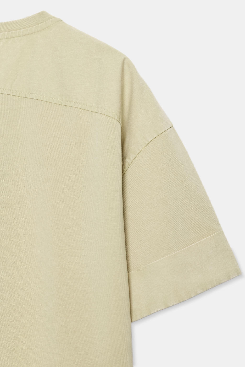 CAMISETA HEAVY COTTON MANGA CORTA / Verde claro - Zara фото 7