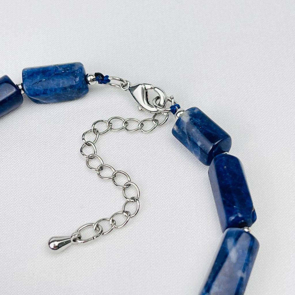 Браслет из Содалита 16 см + - Радуга самоцветов фото 4