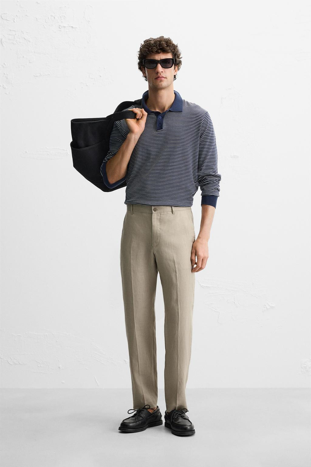 LINEN TROUSERS - Zara фото 2