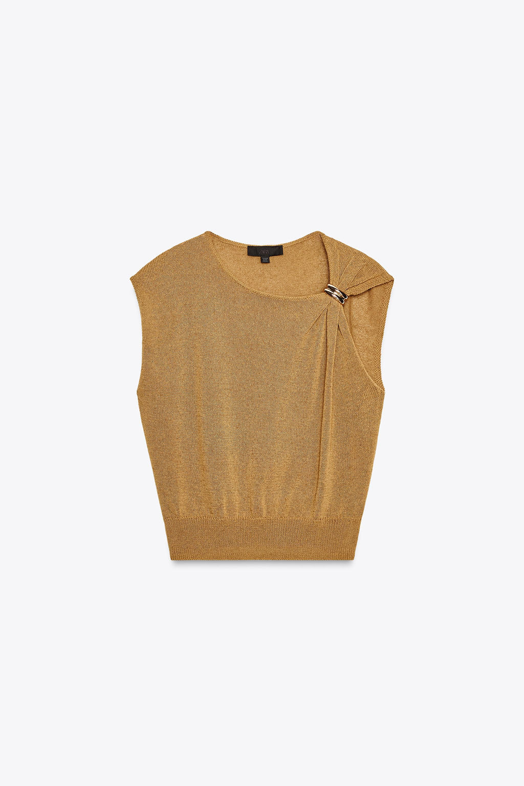 KNIT TRIM TOP - Zara фото 4