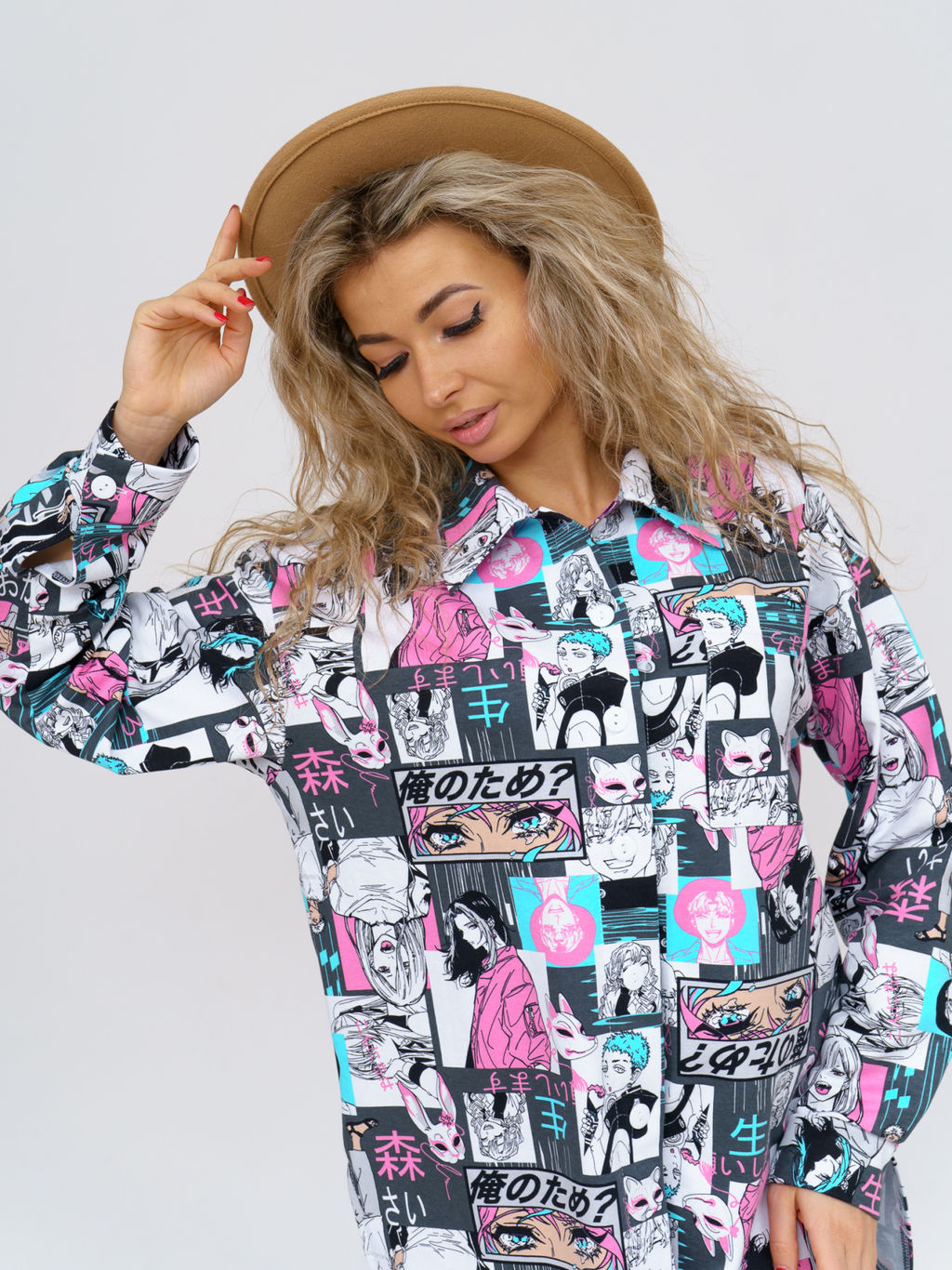 942 Туника-Рубашка "Аниме"