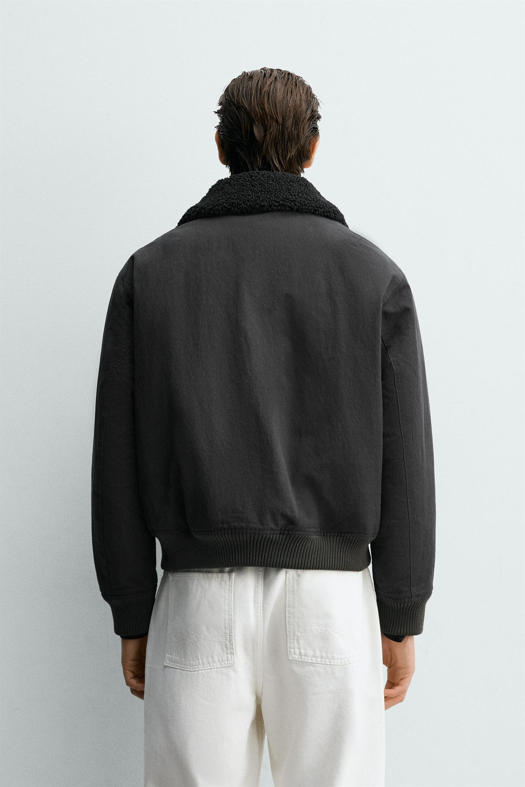 CONTRAST BOMBER JACKET - Zara фото 3