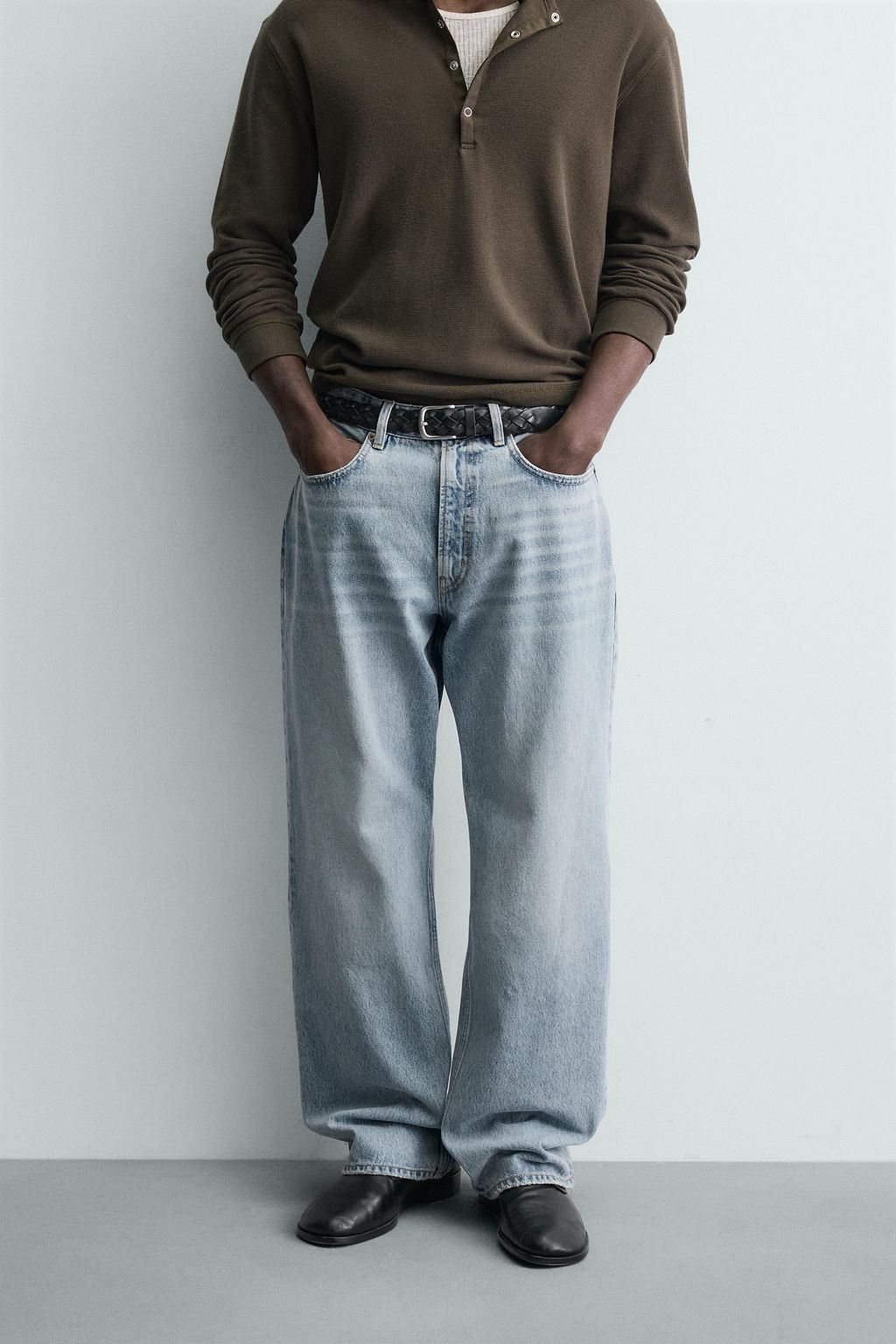 JEANS LOOSE FIT / Azul medio - Zara фото 2