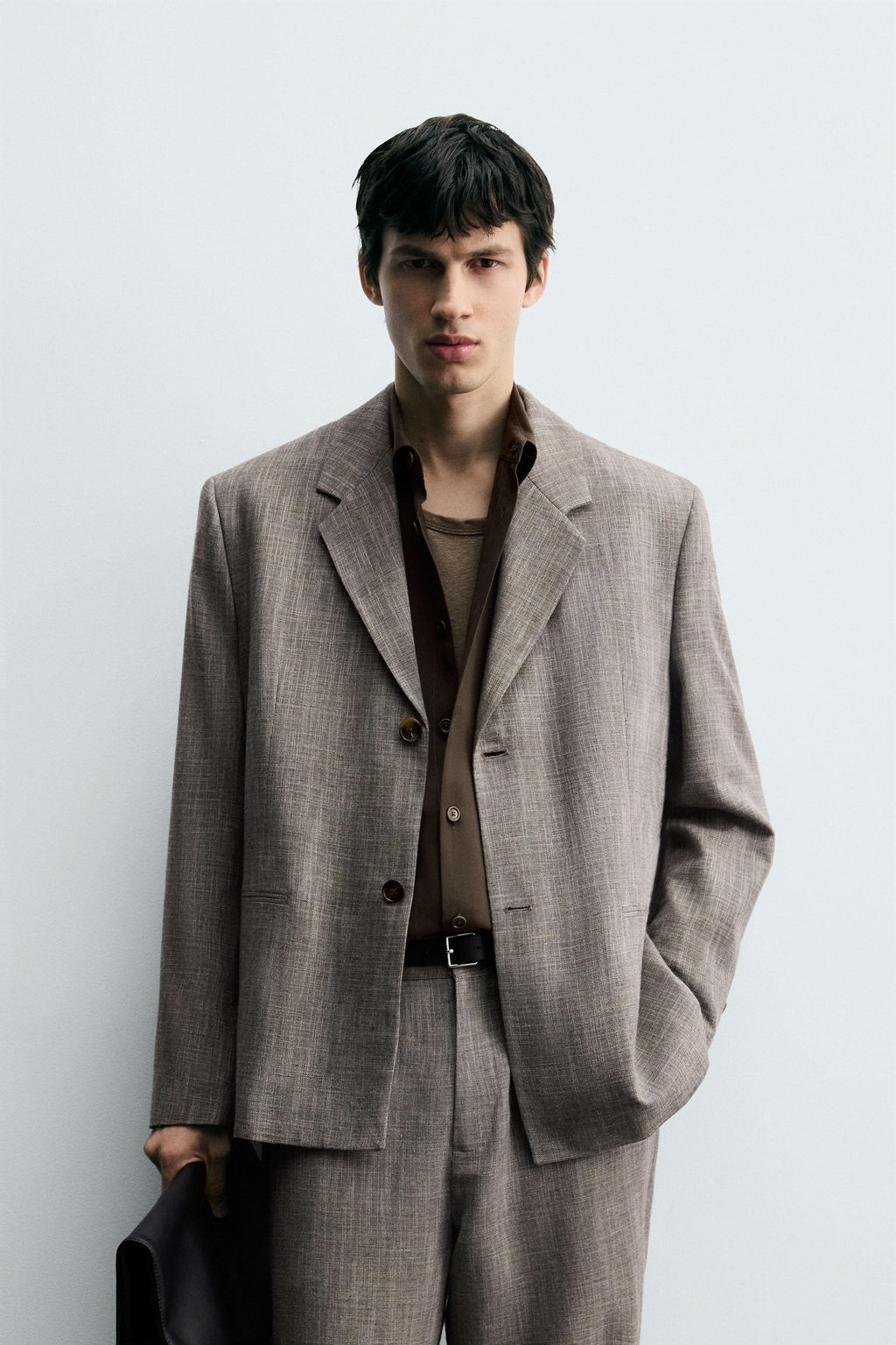 TEXTURED SUIT BLAZER - Zara фото 2