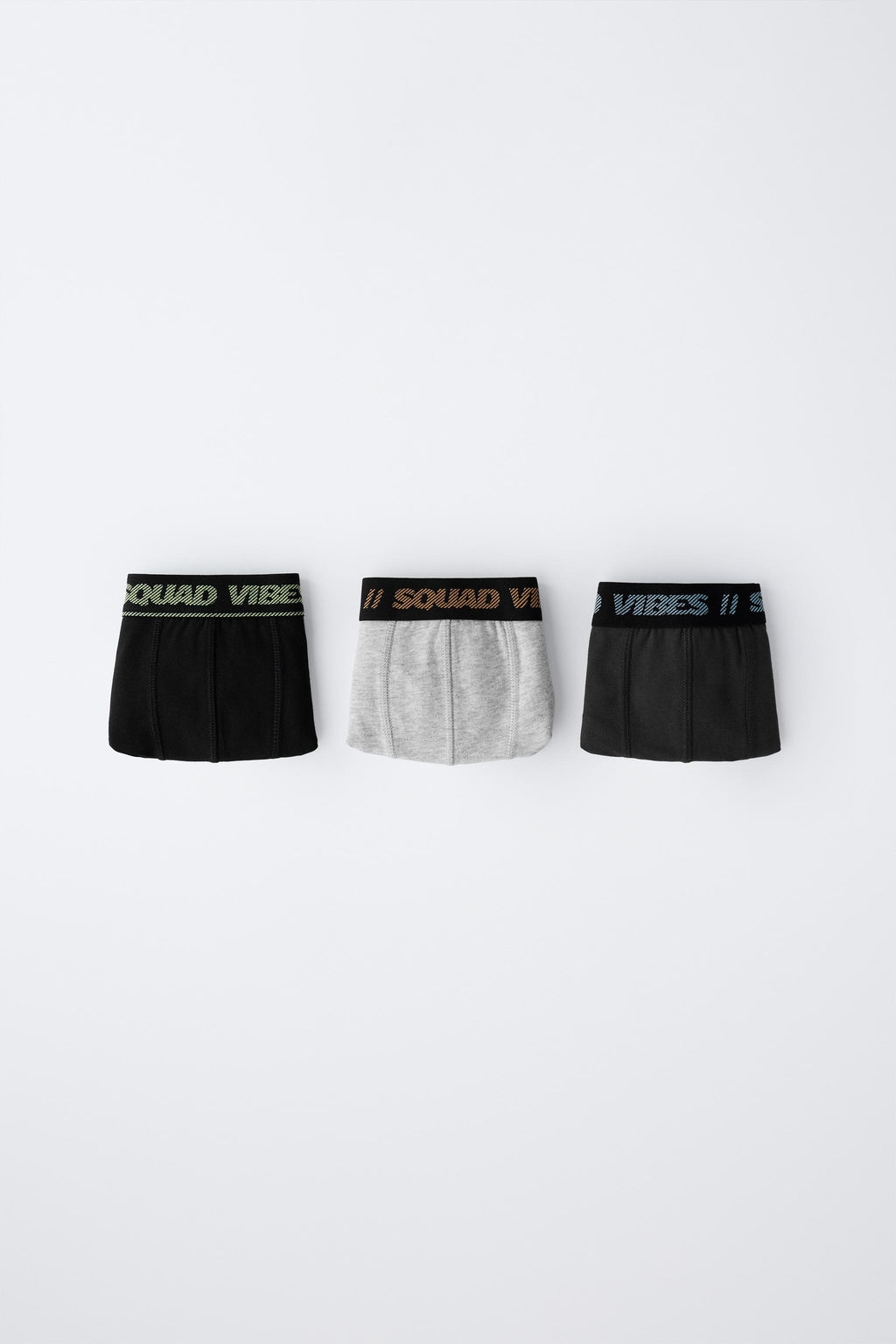 6-14 YEARS/ THREE-PACK OF TEXT BOXERS