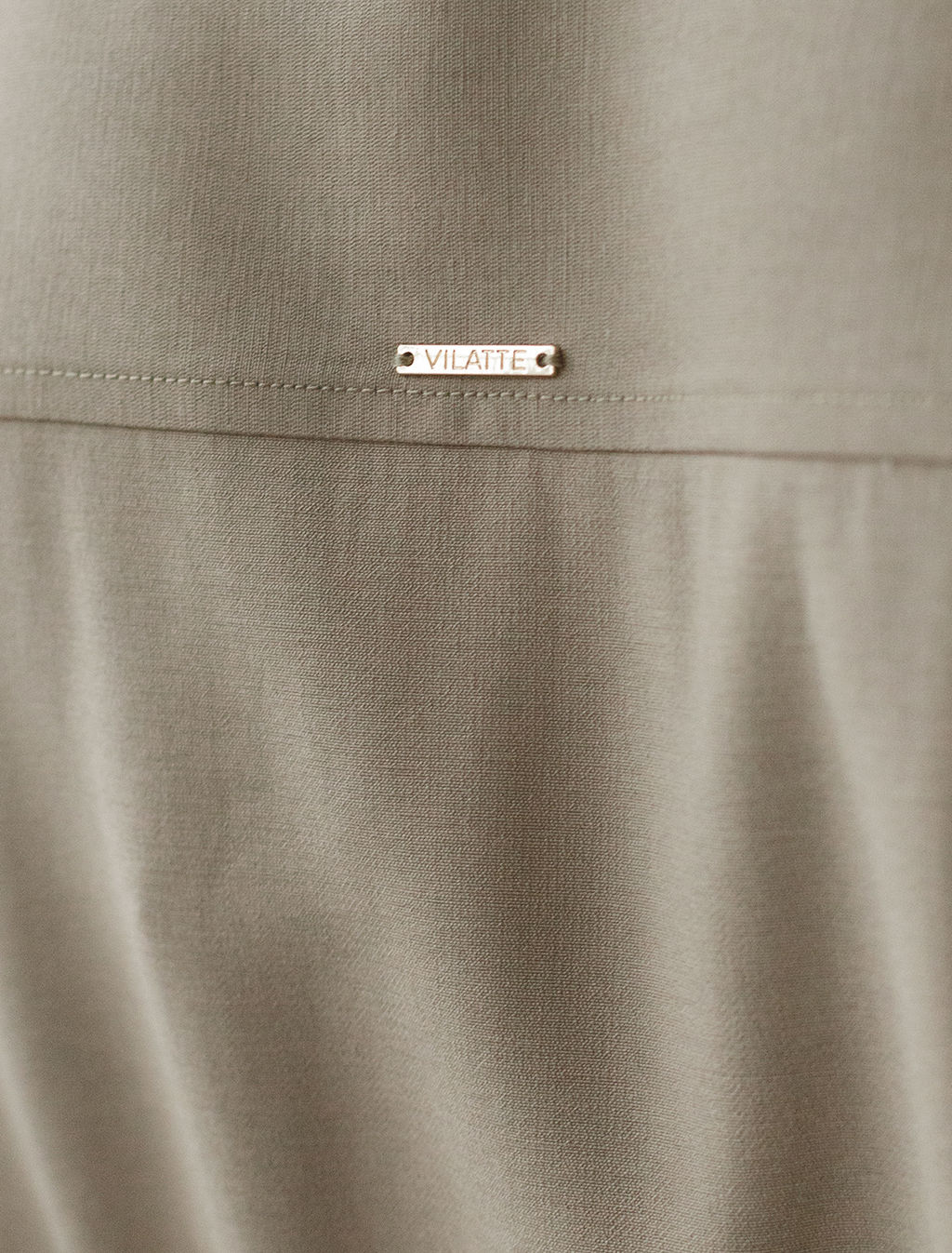 VILATTE / Платье-рубашка из плотного лиоцелла  фото 6