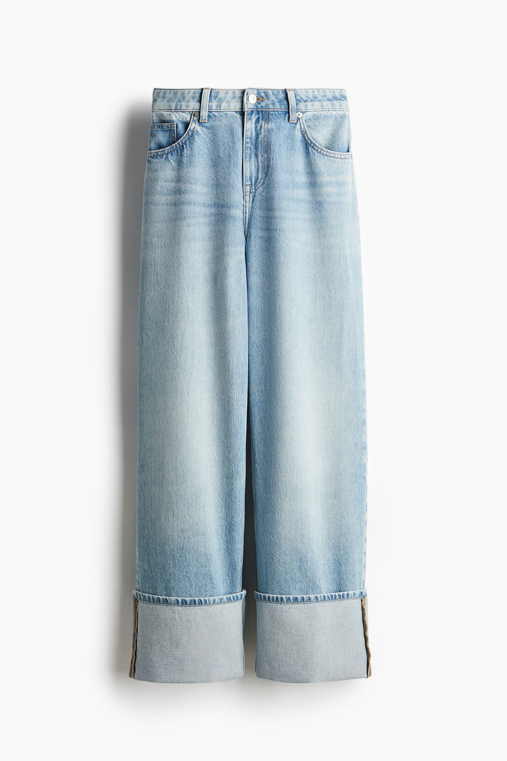 Baggy Wide Low Jeans - H&m фото 5