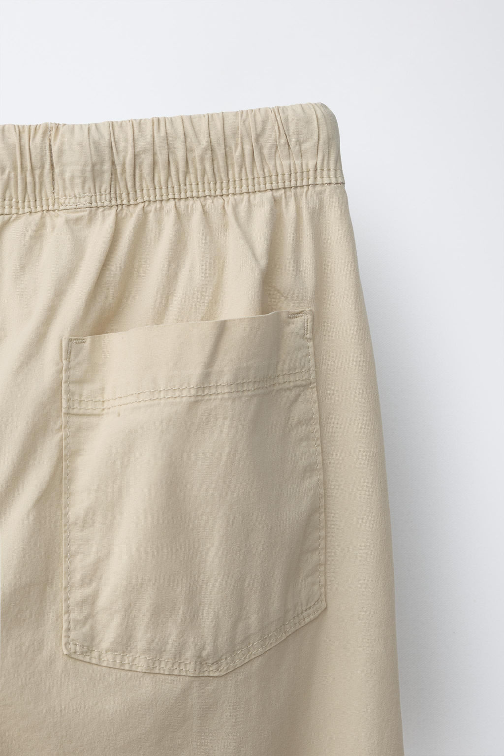 PANTAL?N STRAIGHT POPEL?N / Beige - Zara фото 4