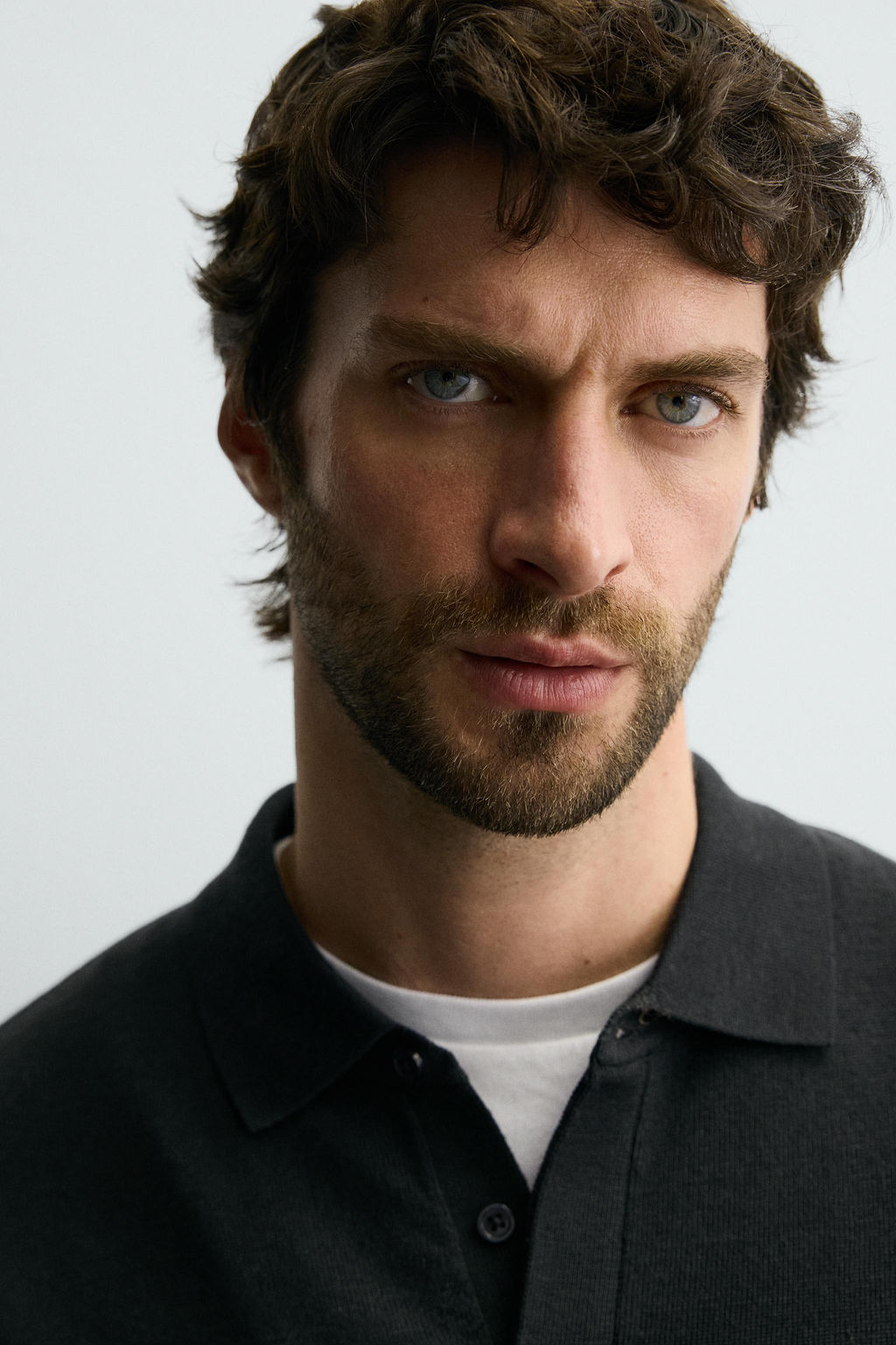 100% WOOL KNIT POLO SHIRT - Zara фото 5