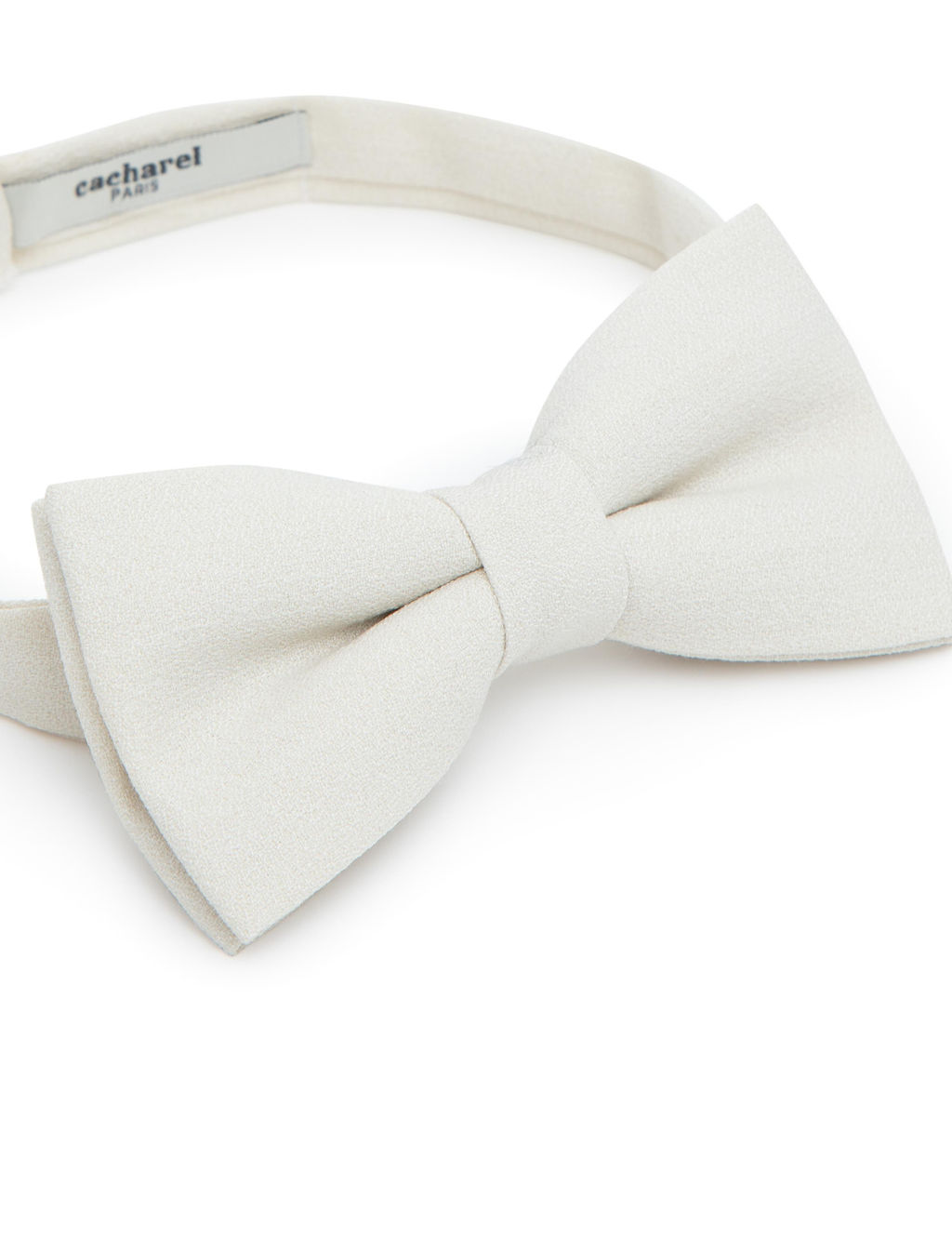 Бежевый галстук-бабочка