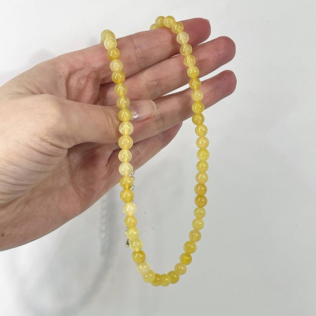 Бусы из желтого Опала 43 см +
