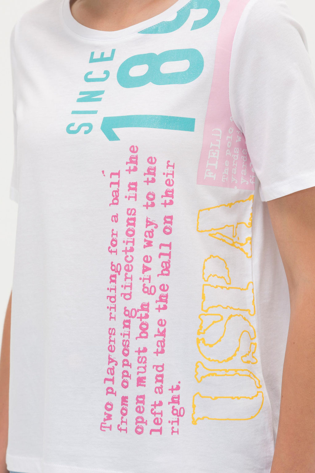 Женская белая футболка - U.s. polo assn фото 14