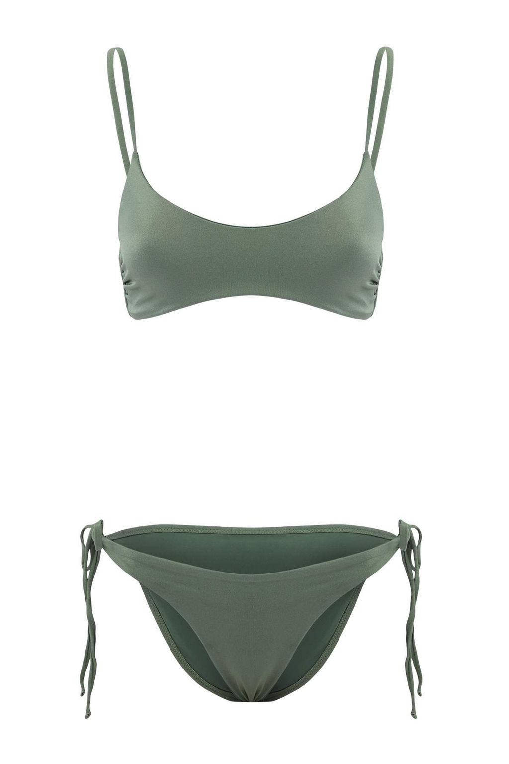 Siyah Bralette Kapl? Normal Bel High Leg Regular Basic Bikini Tak?m? TBESS26BT00095 - Trendyolmilla фото 3