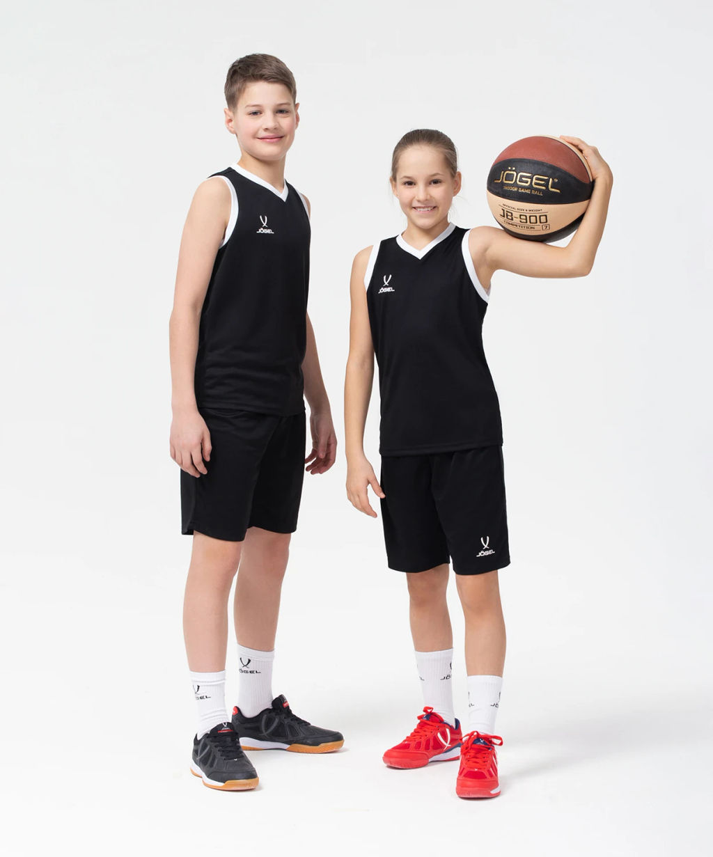 Шорты баскетбольные JOGEL CAMP Basic, черный, детский  фото 6
