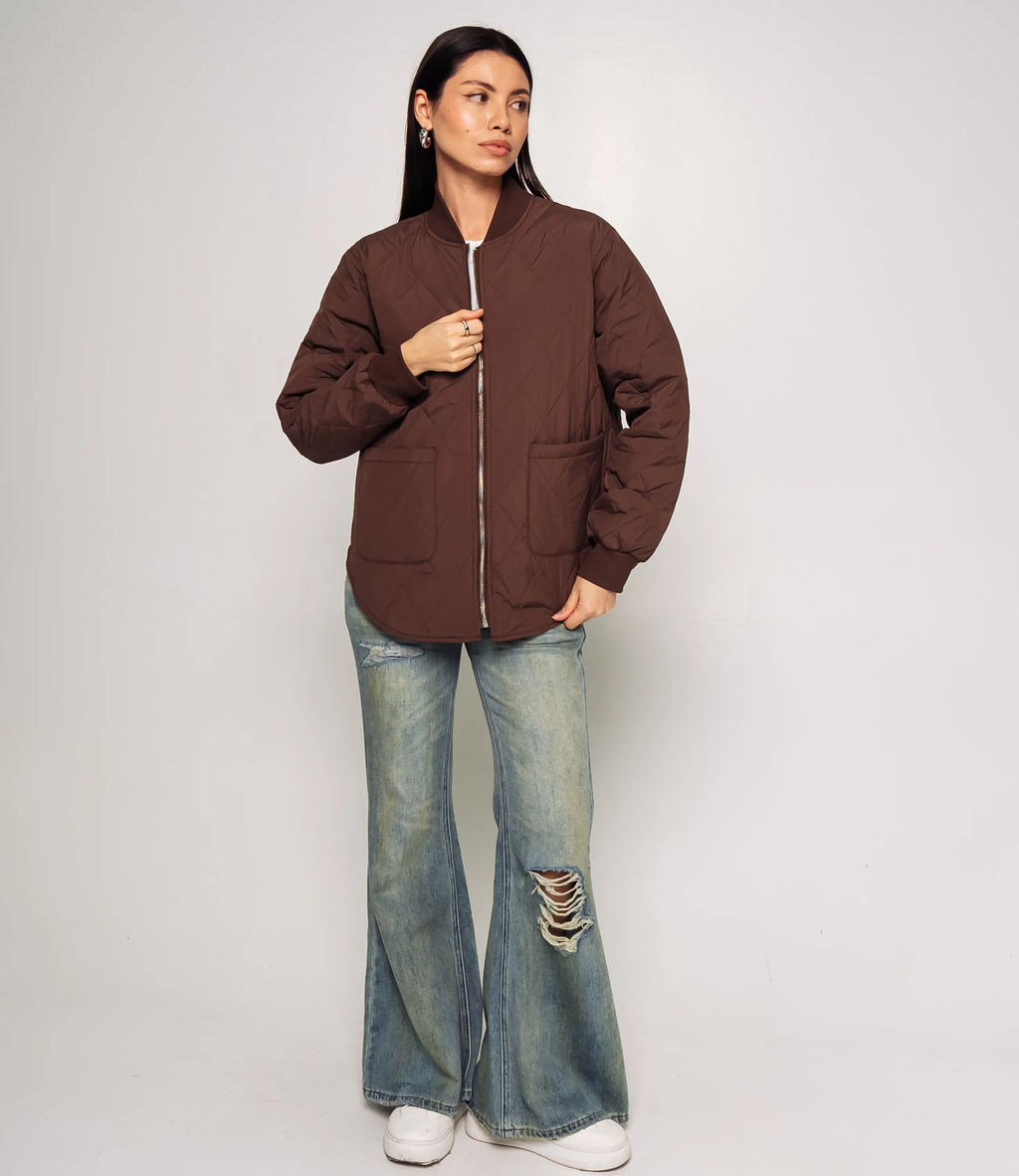 Куртка #КТ733, шоколадный - Dommod фото 4
