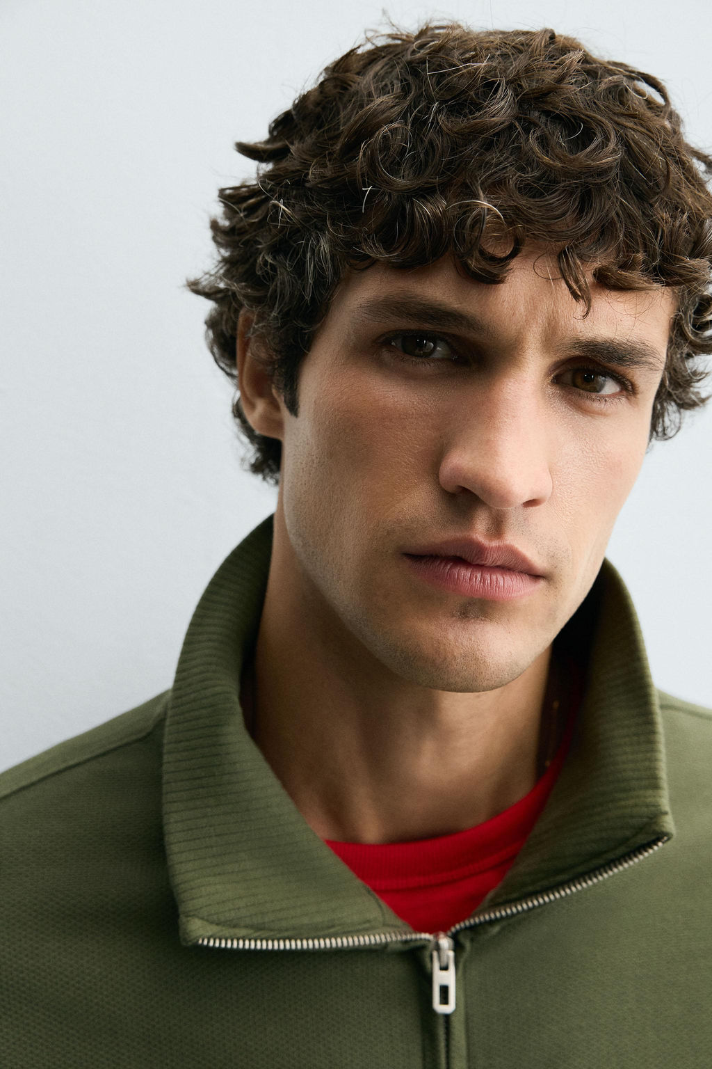 LIGHTWEIGHT QUARTER-ZIP SWEATSHIRT - Zara фото 6