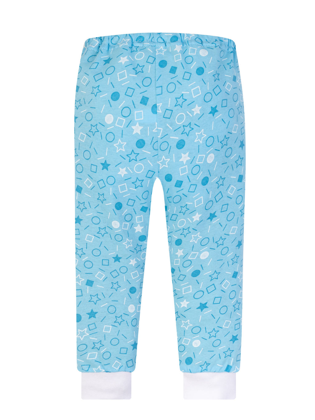 Штанишки детские голубые с рисунком