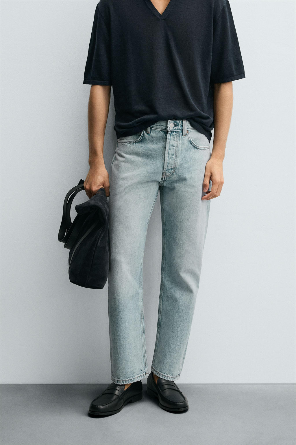 REGULAR STRAIGHT-LEG JEANS - Zara фото 12
