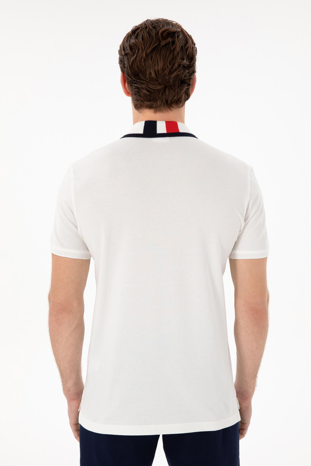 Erkek Slim Fit Polo Yaka Beyaz Basic Ti__rt Sepette S_rpriz _ndirim - U.s. polo assn фото 5