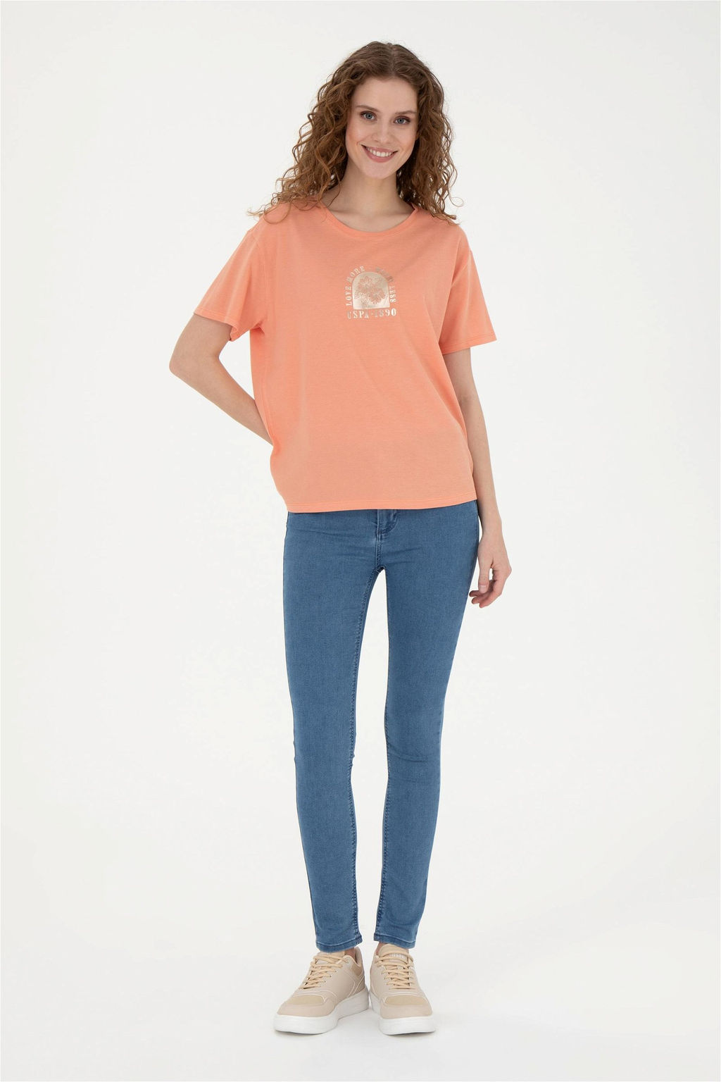 Женская футболка с лососем - U.s. polo assn фото 4