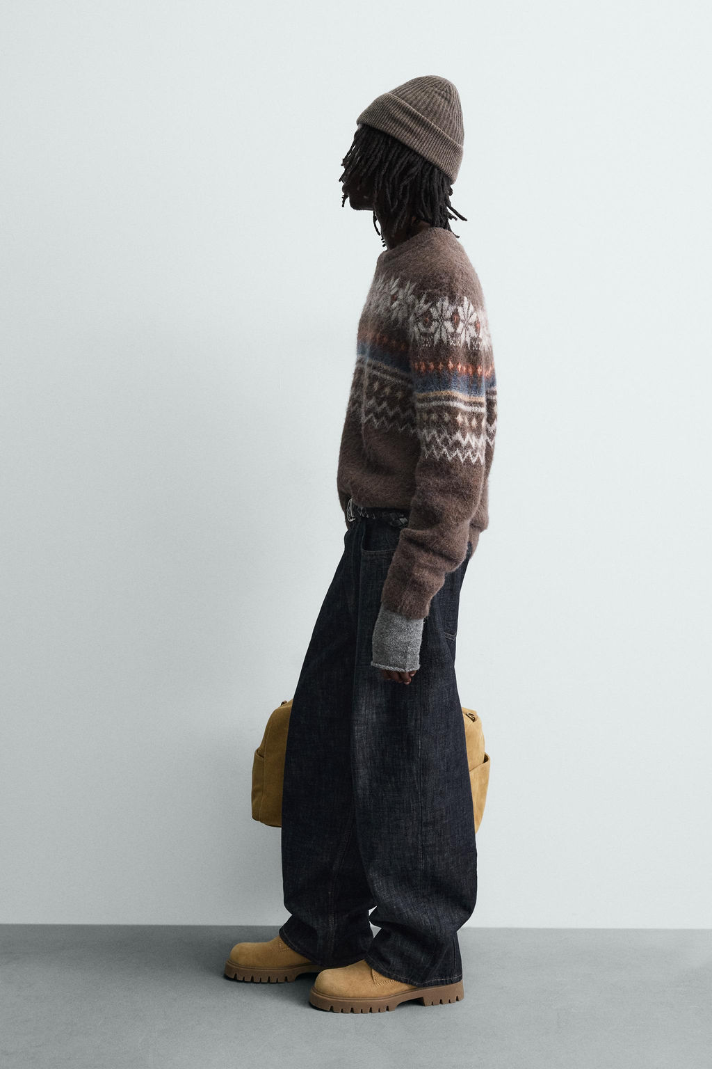 TEXTURED FAIRISLE JACQUARD JUMPER - Zara фото 4