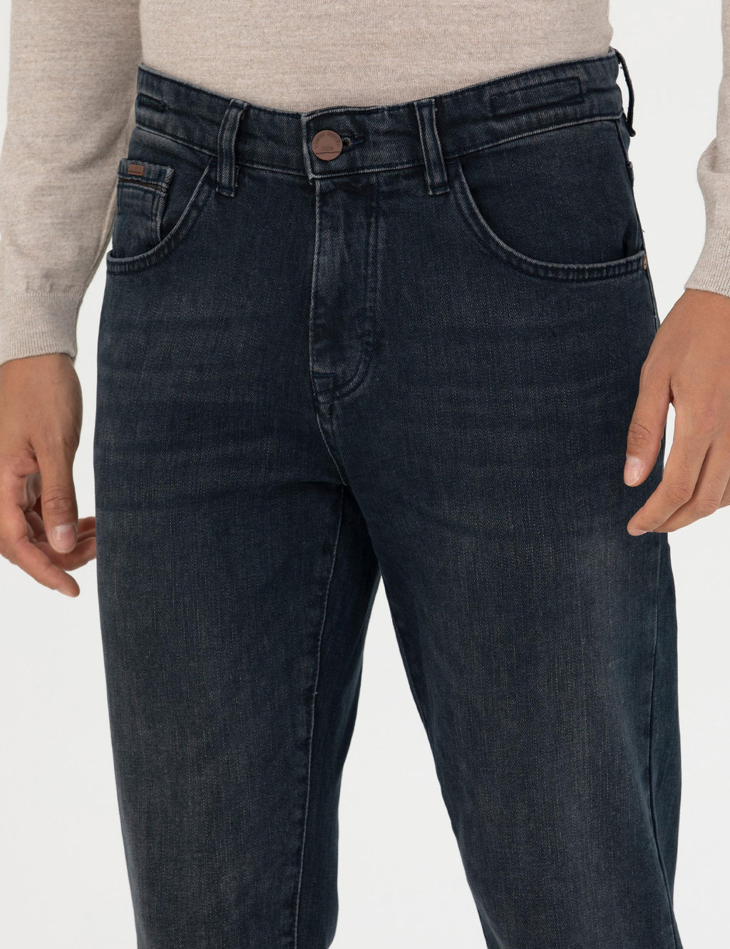Petrol Slim Fit Jean Pantolon