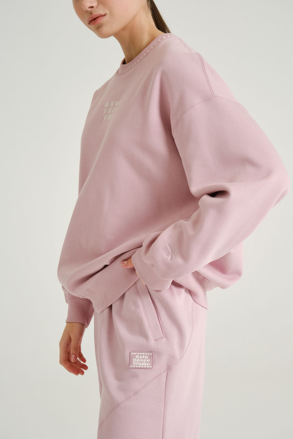 Свитшот утепленный Розовый FREEZE Sweatshirt