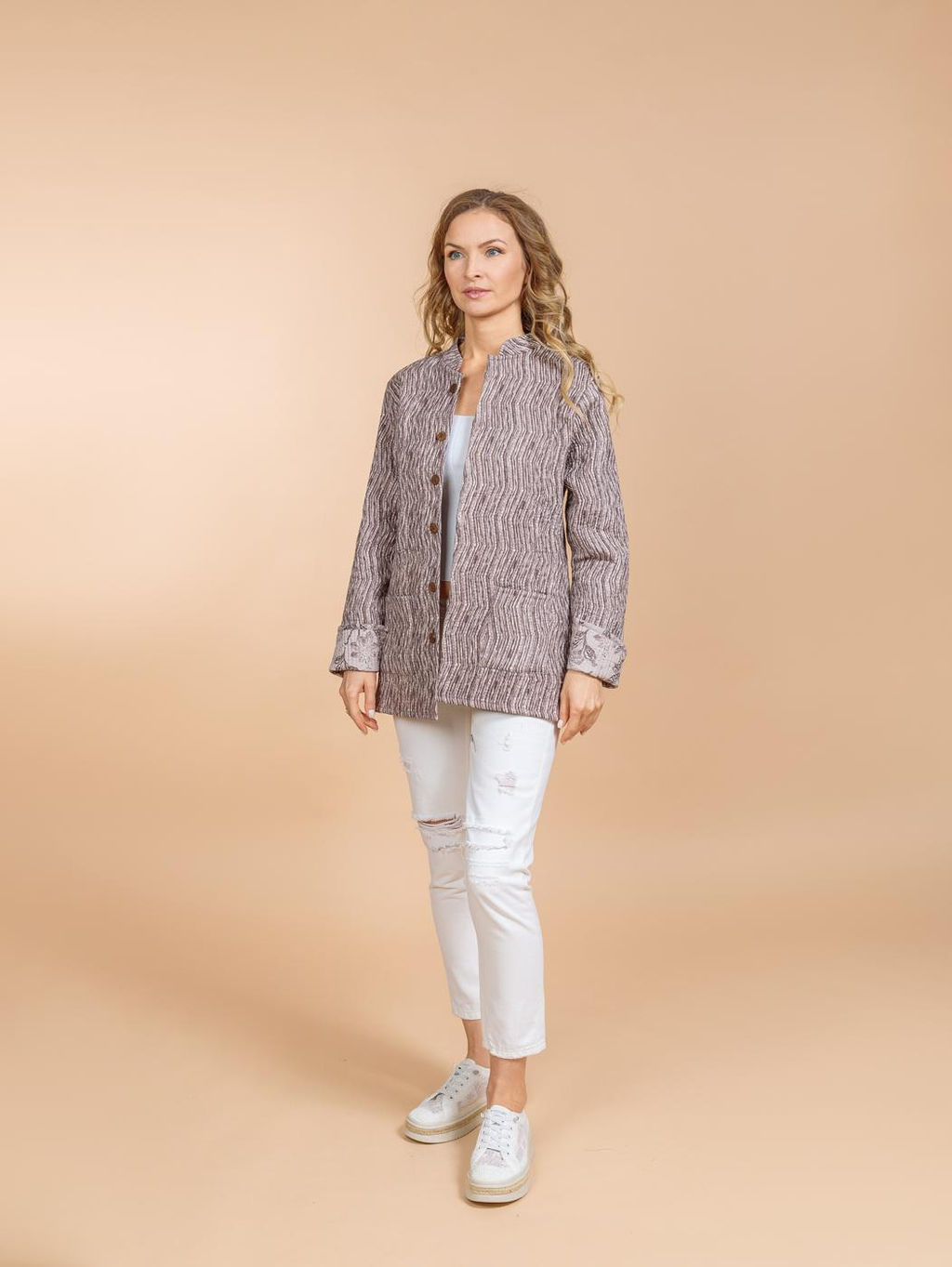 Жакет двухсторонний стеганый № 900-6 (Лето 2025) - Ганг фото 3