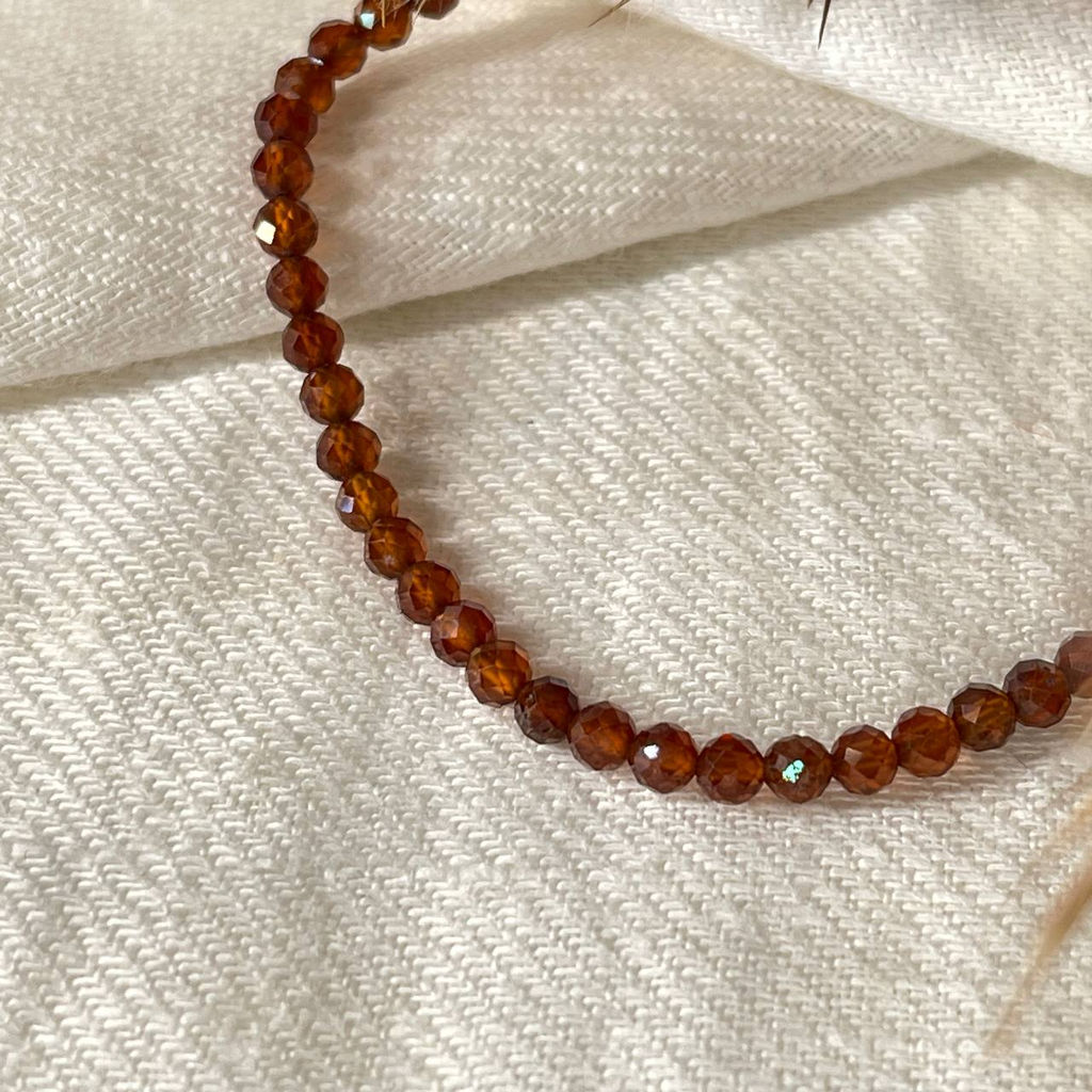 Браслет из Граната (Спессартин) 18,5 см +